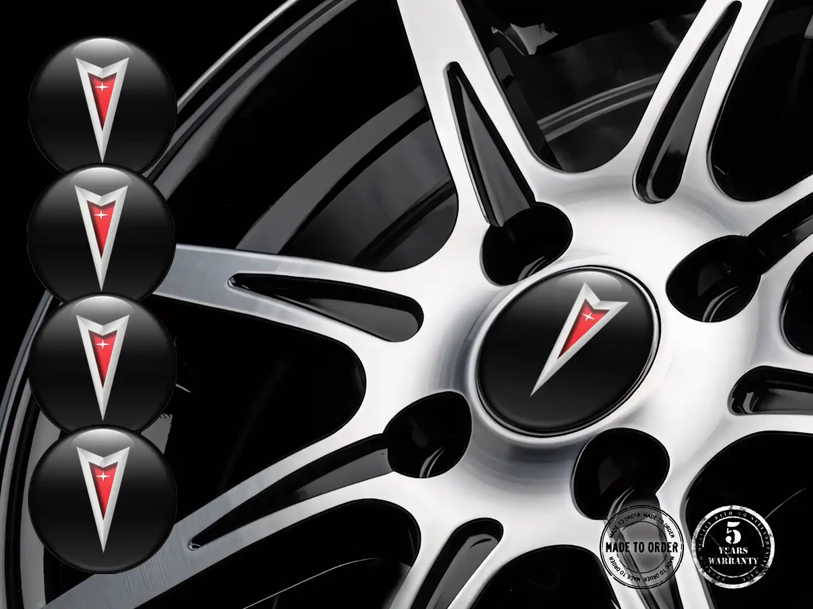 Pontiac Wheel Badges Edition Premium Car Emblems